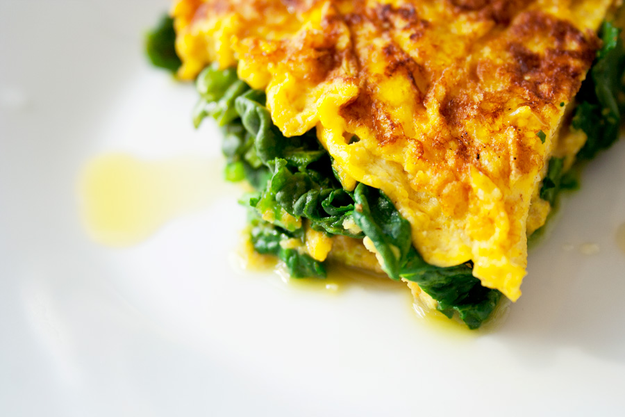 Recepti sa jajima, zeleni omlet